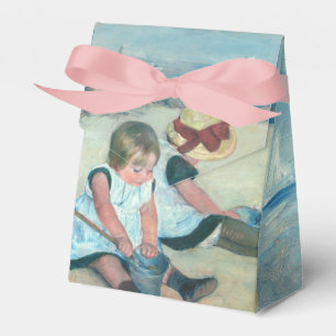 Mary Cassatt - Kinder, die am Strand spielen Geschenkschachtel
