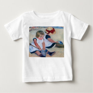 Mary Cassatt Kinder spielen am Strand 1884 Baby T-shirt