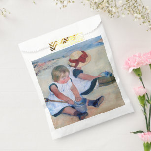 Mary Cassatt Kinder spielen am Strand 1884 Geschenktütchen