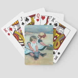 Mary Cassatt - Kinder spielen am Strand Spielkarten
