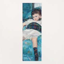 Mary Cassatt - Kleines Mädchen in einem blauen Ses Yogamatte