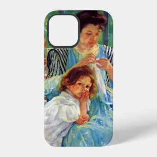 Mary Cassatt Kunst: Junge Mutter, Cassatt Malerei iPhone 12 Hülle