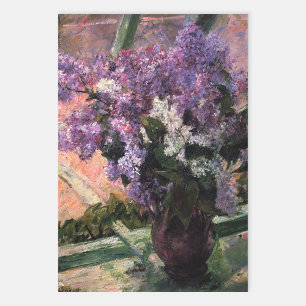 Mary Cassatt - Lilacs in einem Fenster Geschenkpapier Set