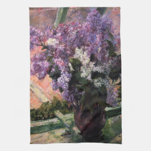 Mary Cassatt - Lilacs in einem Fenster Geschirrtuch