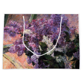 Mary Cassatt - Lilacs in einem Fenster Große Geschenktüte