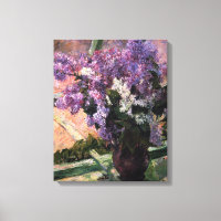 Mary Cassatt - Lilacs in einem Fenster