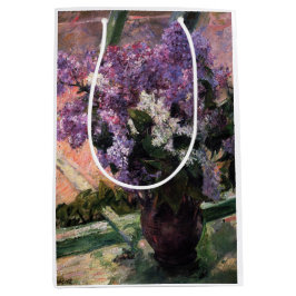 Mary Cassatt - Lilacs in einem Fenster Mittlere Geschenktüte