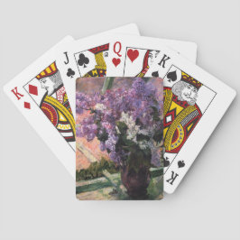Mary Cassatt - Lilacs in einem Fenster Spielkarten