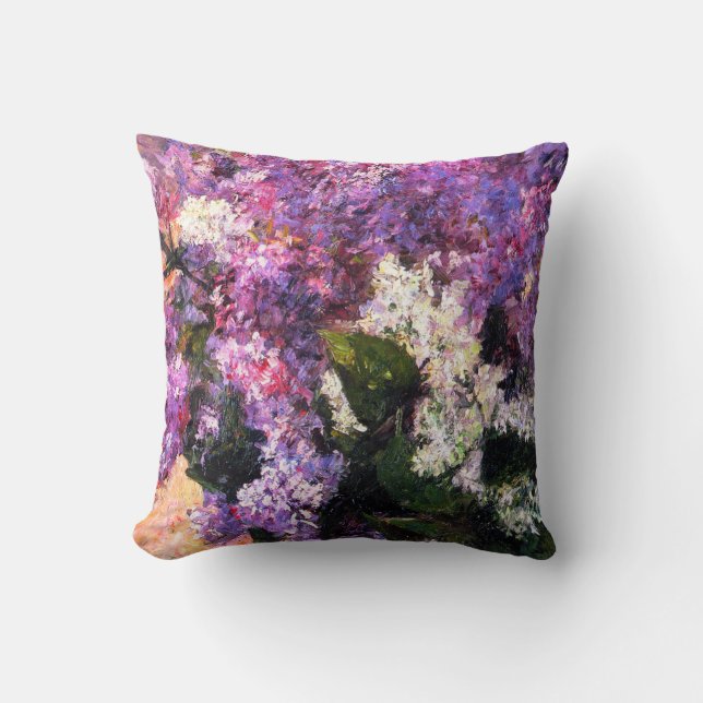 Mary Cassatt Lilacs Pillow Kissen (Vorderseite)