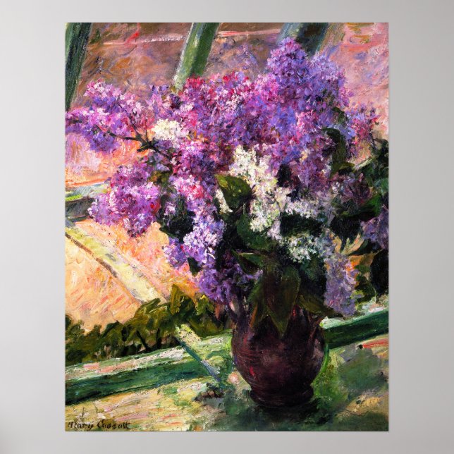 Mary Cassatt Lilacs Poster (Vorne)