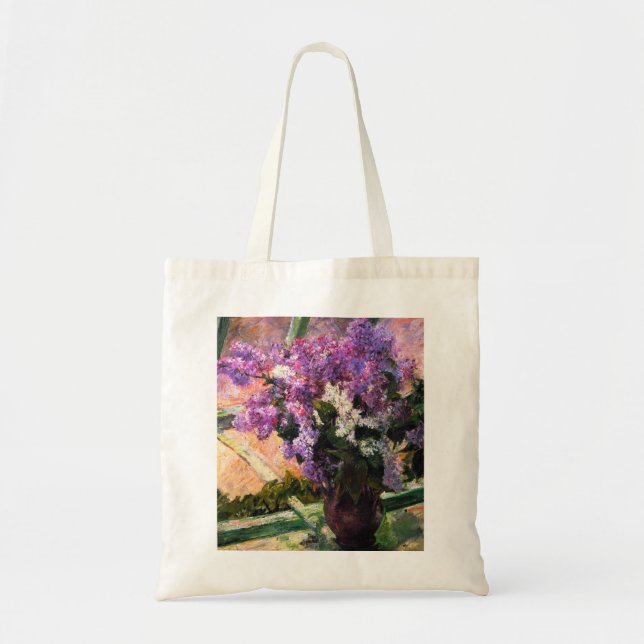 Mary Cassatt Lilacs Tote Bag Tragetasche (Vorne)