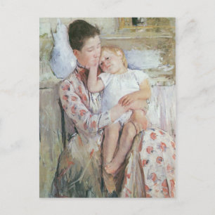 Mary Cassatt Painting Postkarte