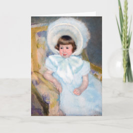 Mary Cassatt - Portrait Louise-Aurore Villeboeuf Karte