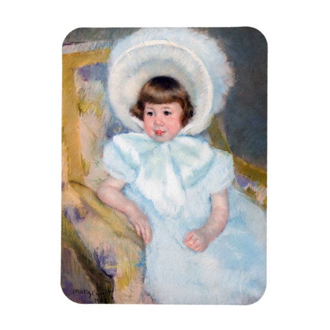 Mary Cassatt - Portrait Louise-Aurore Villeboeuf Magnet (Vertikal)