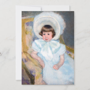 Mary Cassatt - Porträt Louise-Aurore Villeboeuf Dankeskarte