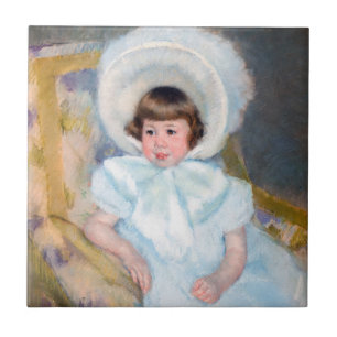 Mary Cassatt - Porträt Louise-Aurore Villeboeuf Fliese