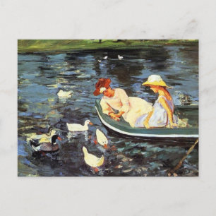 Mary Cassatt. Sommerpostkarte Postkarte