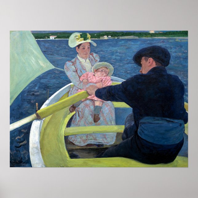 Mary Cassatt The Boating Party Poster (Vorne)