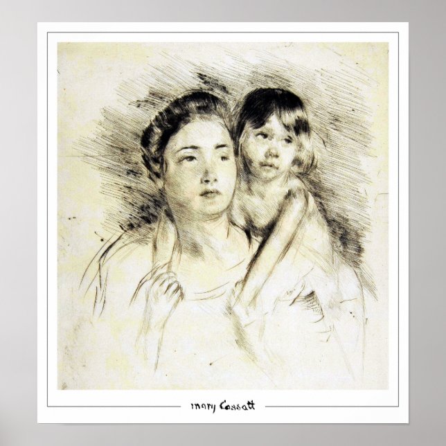 Mary Cassatt Zedign Art Poster #197 (Vorne)