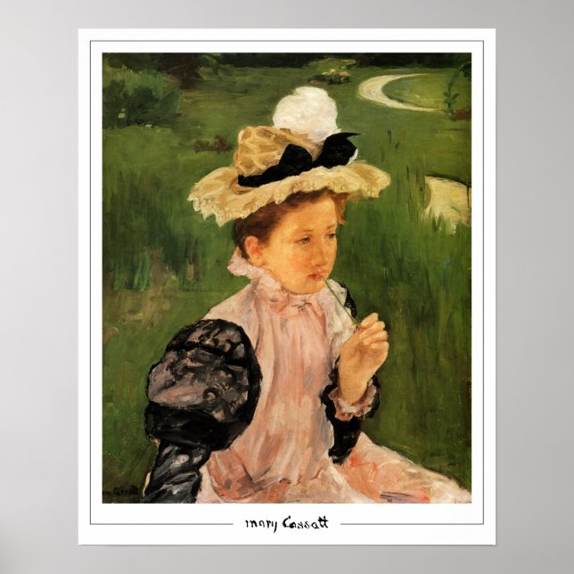 Mary Cassatt Zedign Art Poster #92 (Vorne)