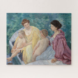 Mary Cassatt - Zwei Mütter und Kinder in einem Boo Puzzle