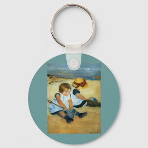Mary Cassatts Children on the Beach (1884) Schlüsselanhänger
