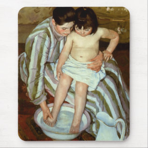 Mary Cassatts Das Bad des Kindes (circa 1892) Mousepad