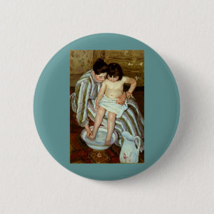 Mary Cassatts Kinderbad (ca. 1892) Button