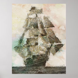 Mary Celeste - Vintage Kunst Poster