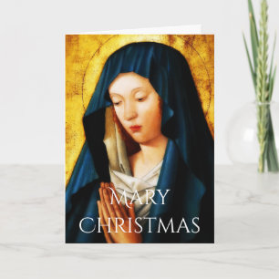 Mary Christmas Feiertagskarte