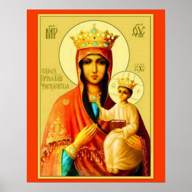 Mary Czestochowa 2 Poster A (Vorne)