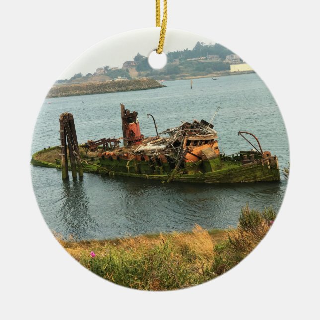 Mary D. Hume, Gold Beach, Oregon Keramik Ornament (Vorne)