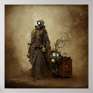 Mary der Steampunk-Automat Poster