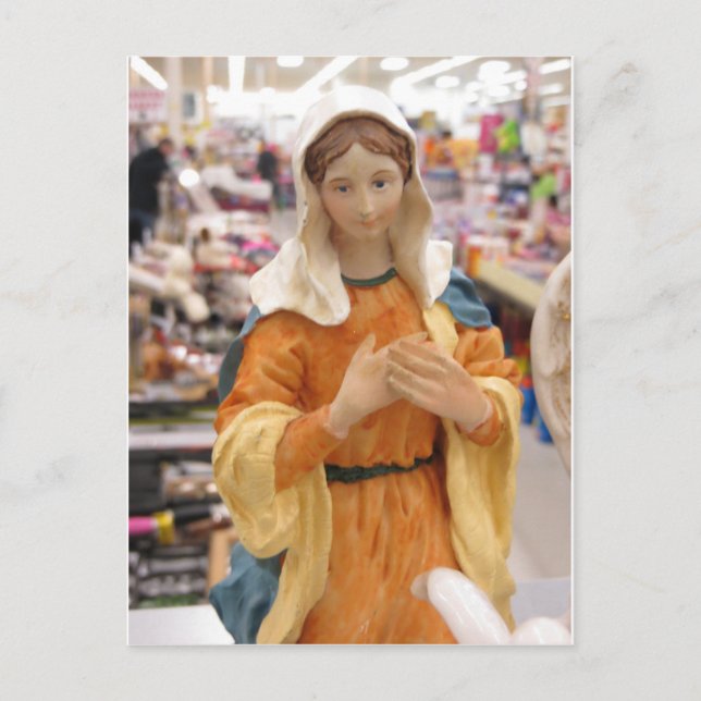 Mary Figurine Postkarte (Vorderseite)