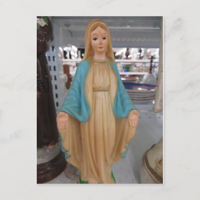 Mary Figurine Postkarte (Vorderseite)