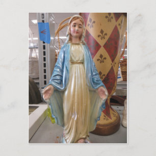 Mary Figurine Postkarte