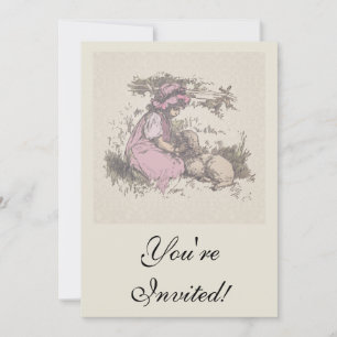 Mary hatte ein kleines Lamm Kinderreim Einladung