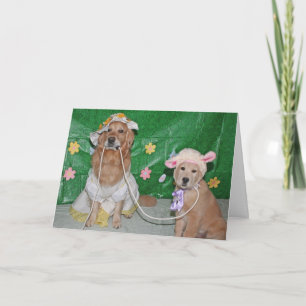 Mary hatte wenig, das für Ostern golden ist Feiertagskarte