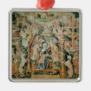 Mary im Tempel, Szenen vom Leben von Silbernes Ornament