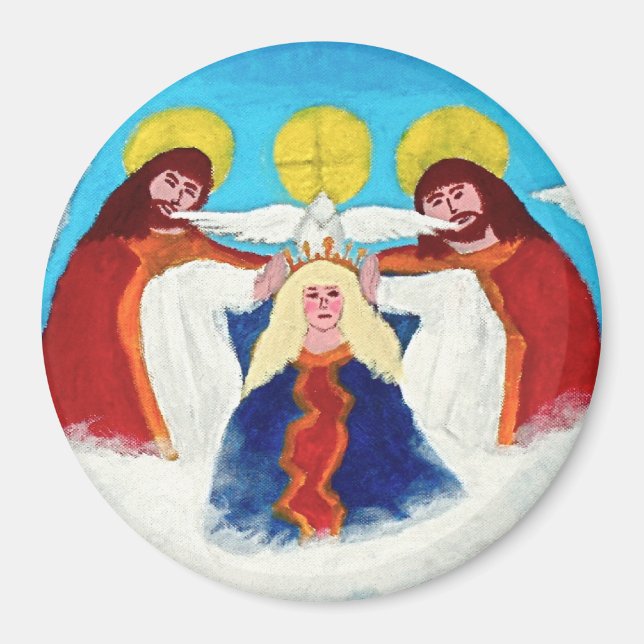Mary in Heaven Magnet (Vorne)