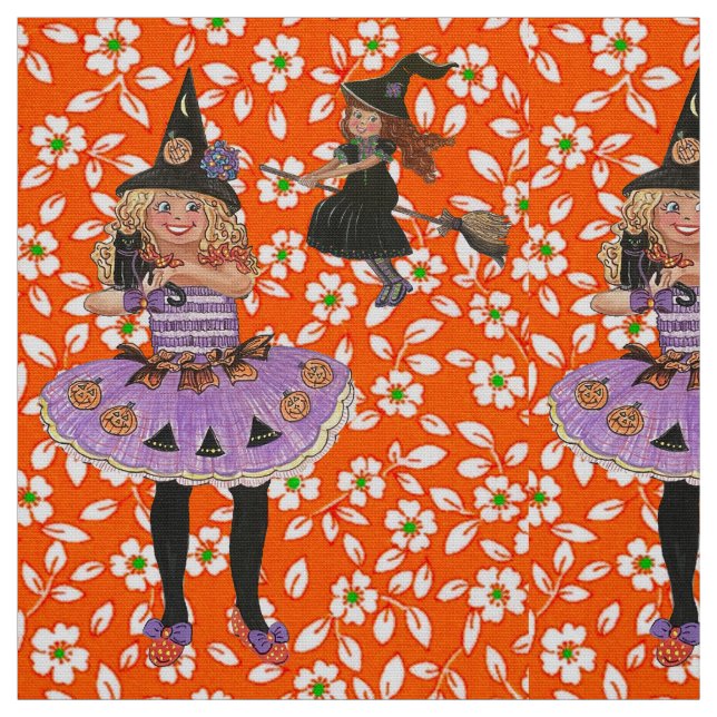 Mary & Jenny Halloween Witch Fabric Stoff (Muster)