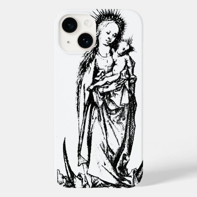 Mary Jesus Madonna Child Case-Mate iPhone Hülle (Rückseite)