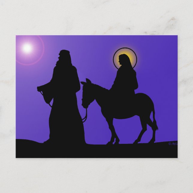 Mary & Joseph Postkarte (Vorderseite)