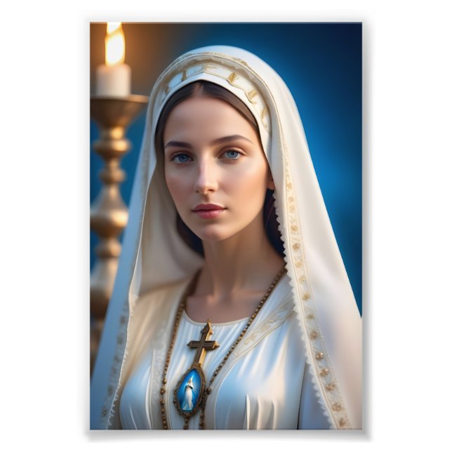 Mary Jungfrau Jesus Fotodruck (Vorne)