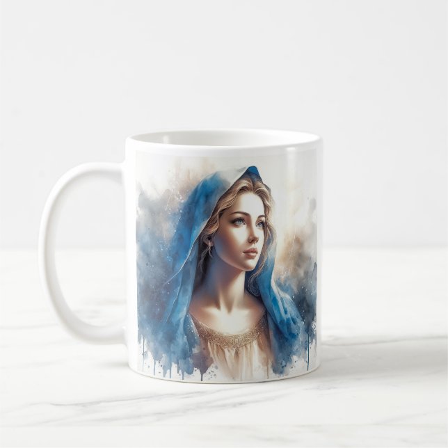 Mary Jungfrau Jesus Kaffeetasse (Links)