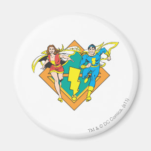 Mary & Junior Run Magnet