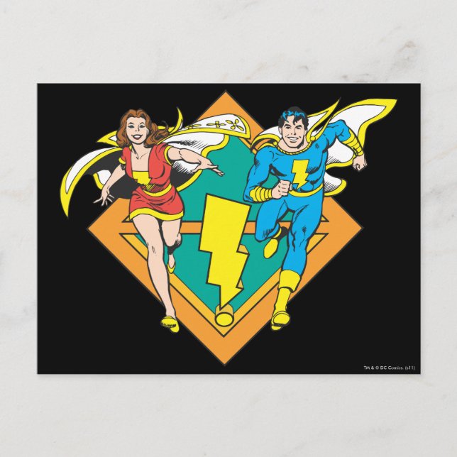 Mary & Junior Run Postkarte (Vorderseite)