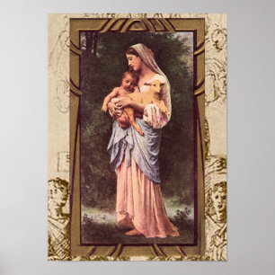 Mary kannten Sie Druck Poster