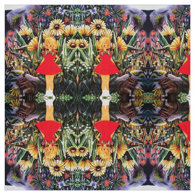 Mary kommt zu Besuch "Ms. Elizabeth" Stoff (Muster)