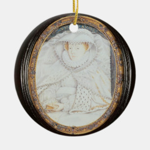 Mary-Königin der Schotten (1542-87) als Witwe Keramikornament